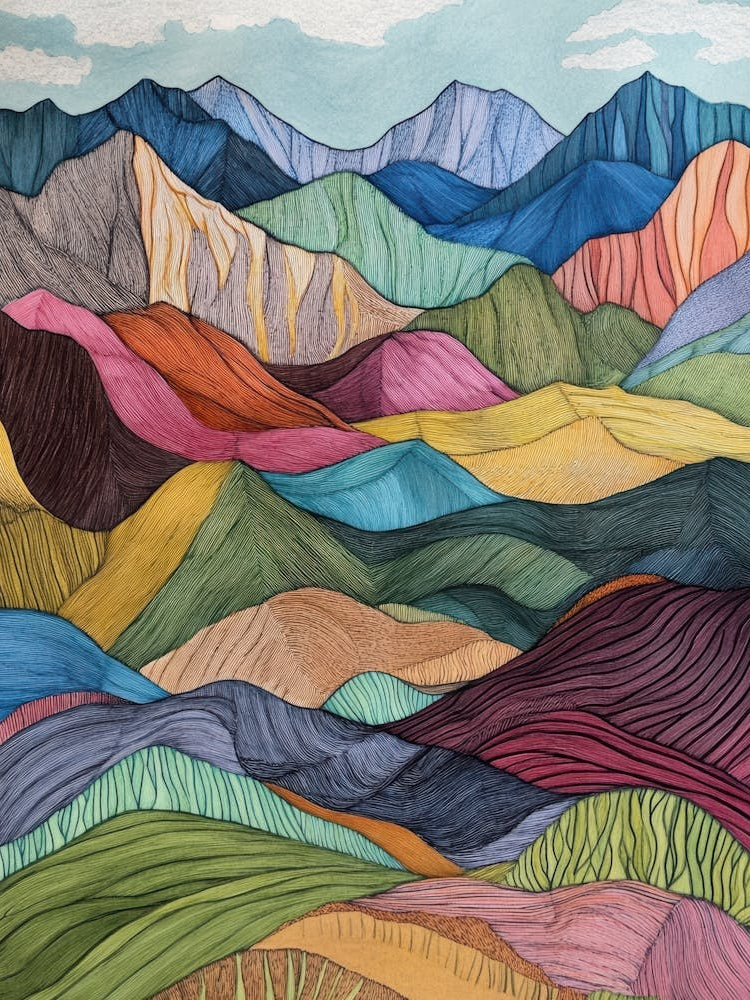 'Colorful Mountains'