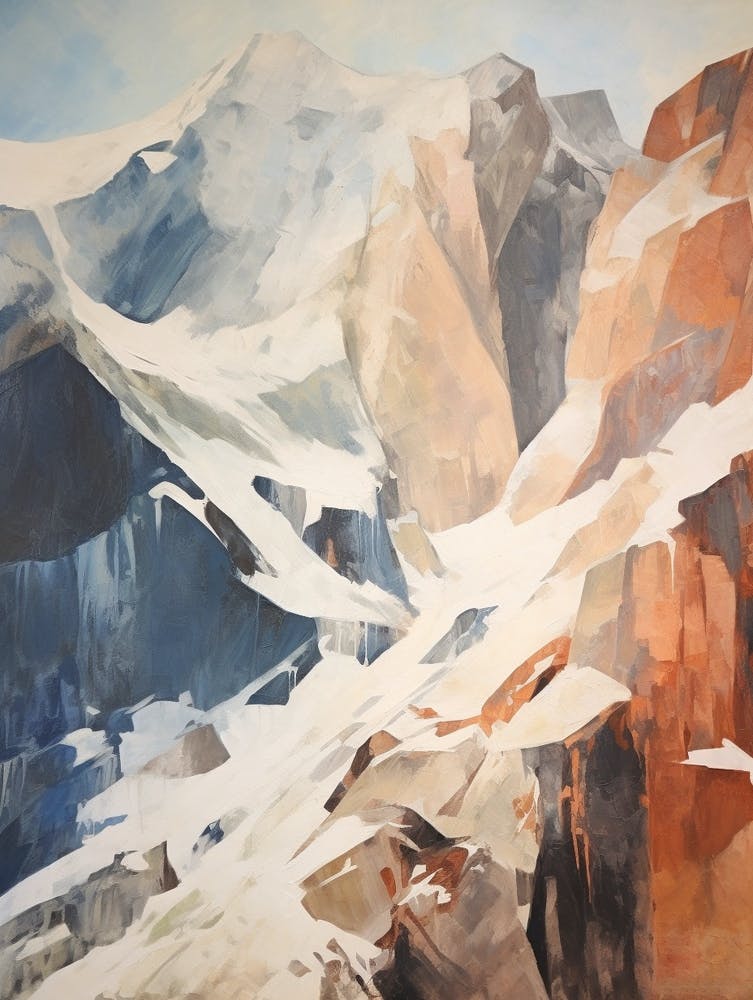 Mont Whitney USA 5 - Peinture de Montagne