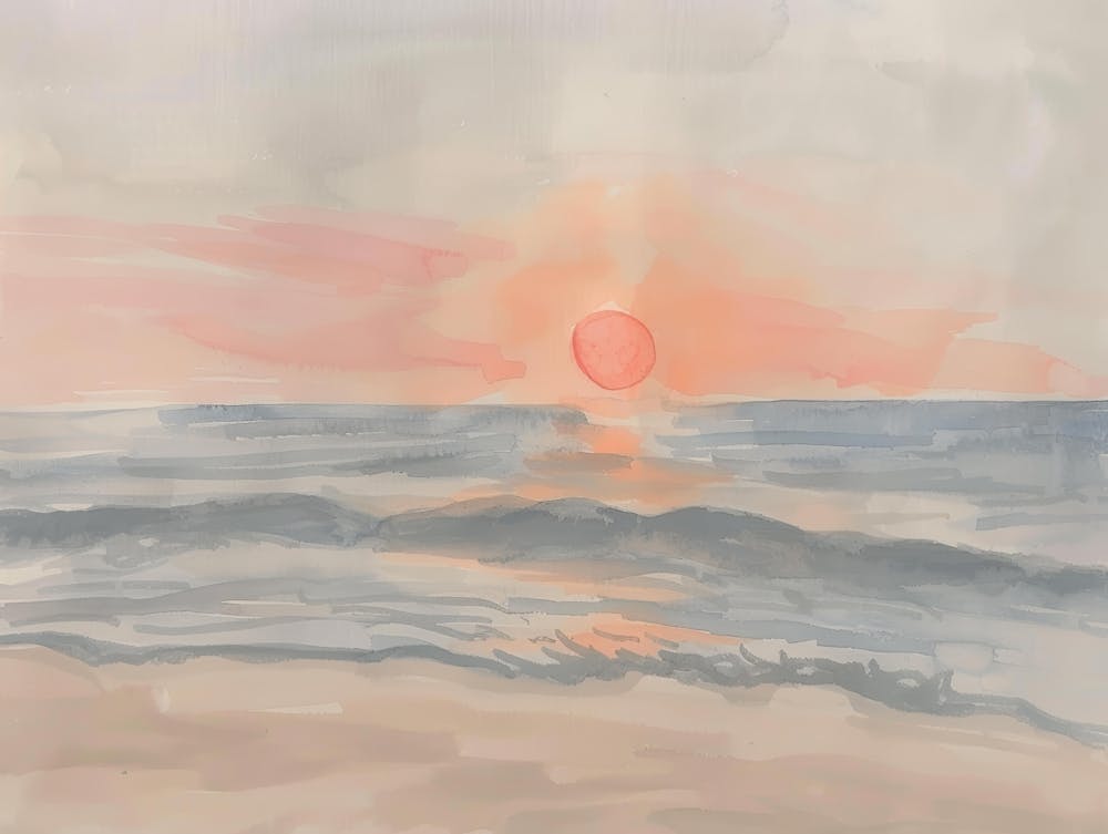 Sunset At The Beach 64