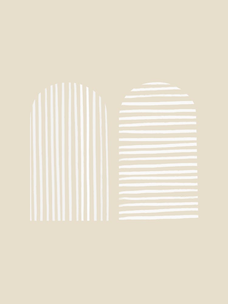 Striped Arches Beige