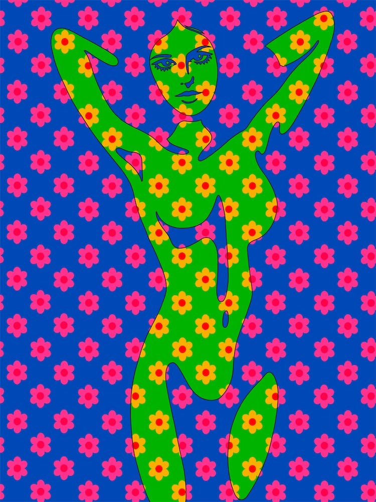 Jeune Fille aux Fleurs