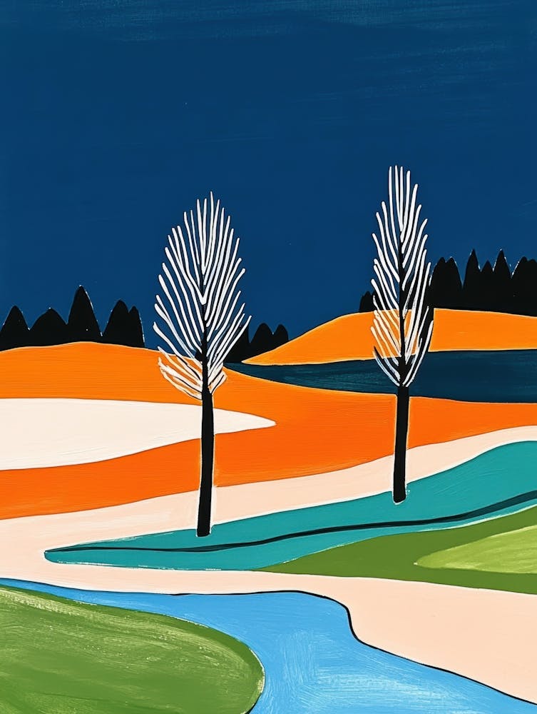 Two Trees In A Field 5