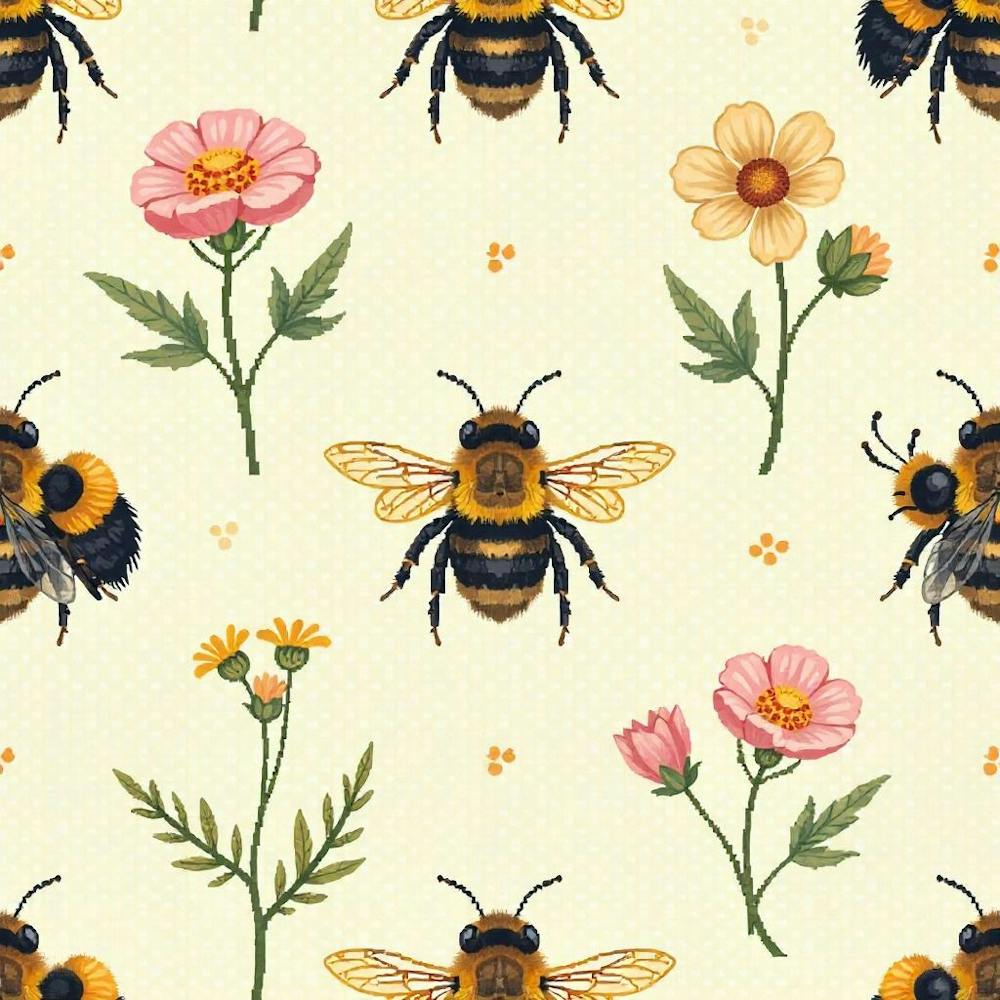 William Morris Bee Vintage (2)