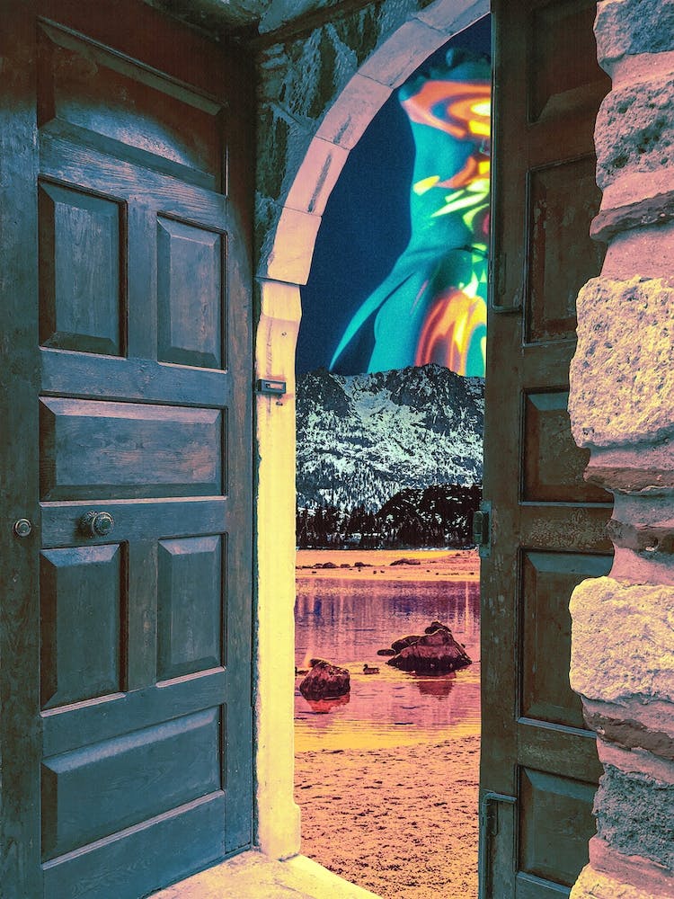 Surreal Giant Collage Scene