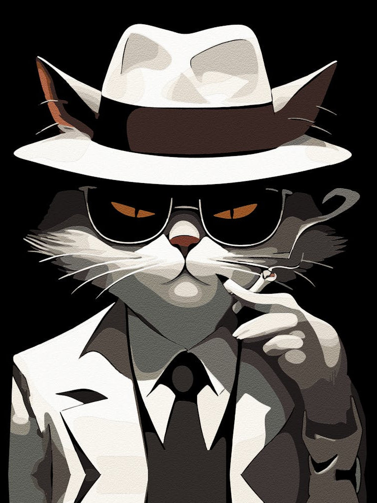Cool Cat Noir Suave And Mysterious Feline