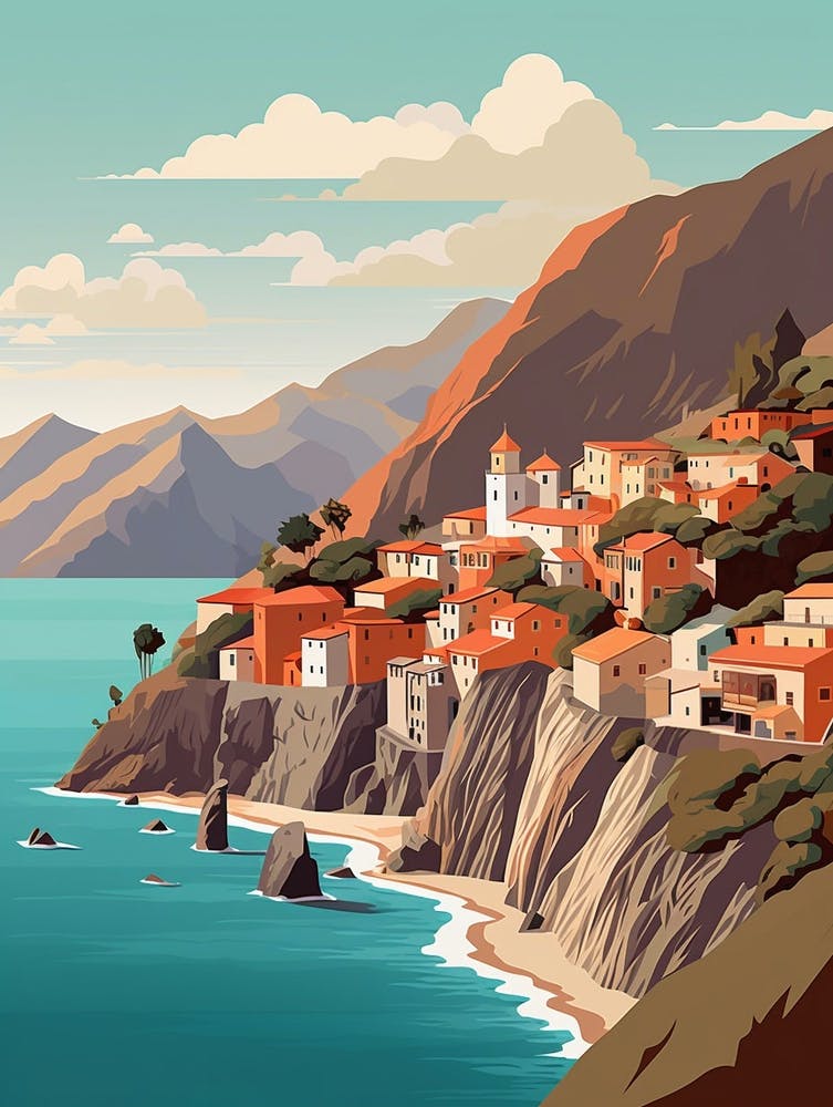 Cinque Terre Italy 1 Wanderweglandschaft