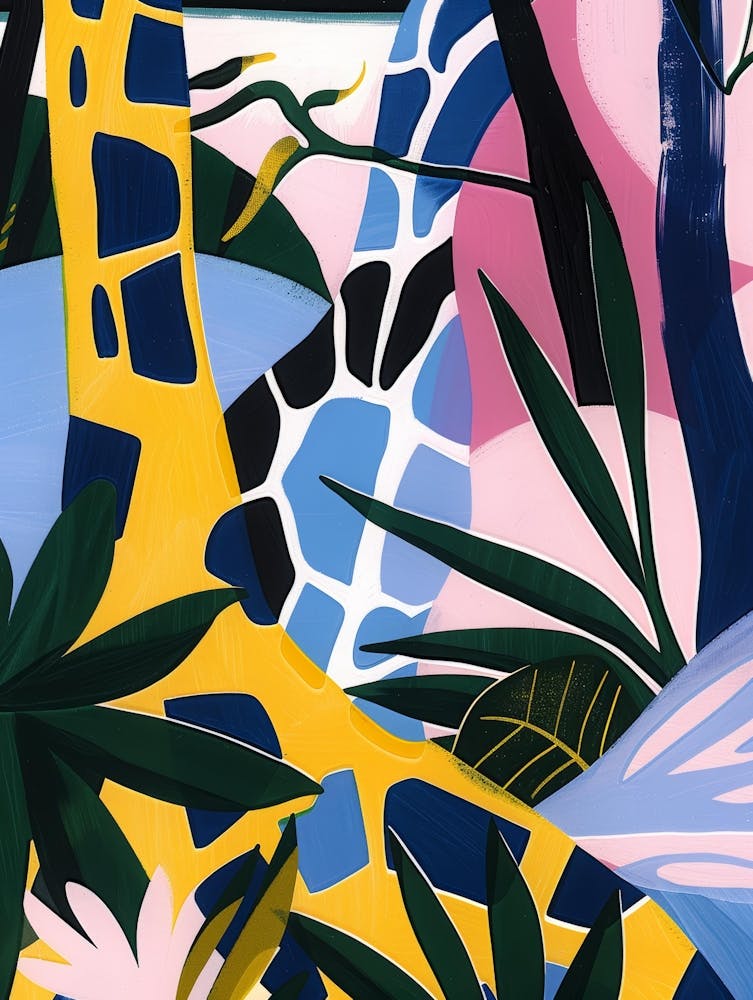 Giraffes In The Jungle