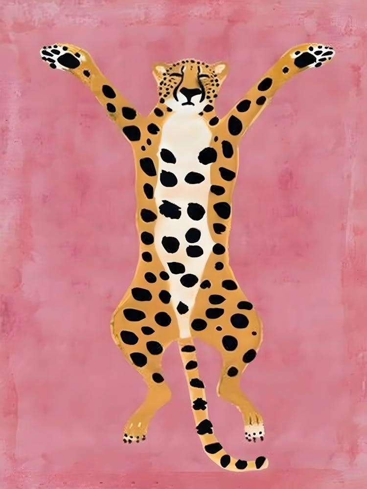 Leopard Leinwanddruck