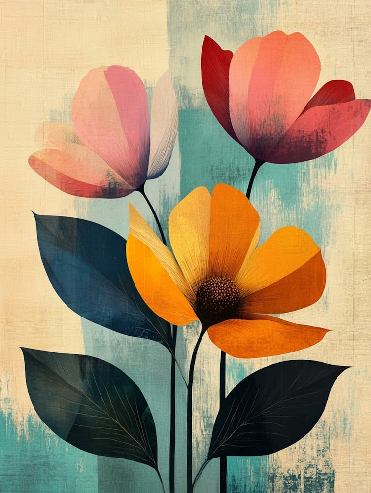 Blumen Leinwanddruck 2