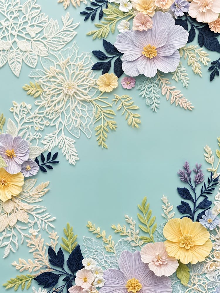 Floral Lace In Pastel