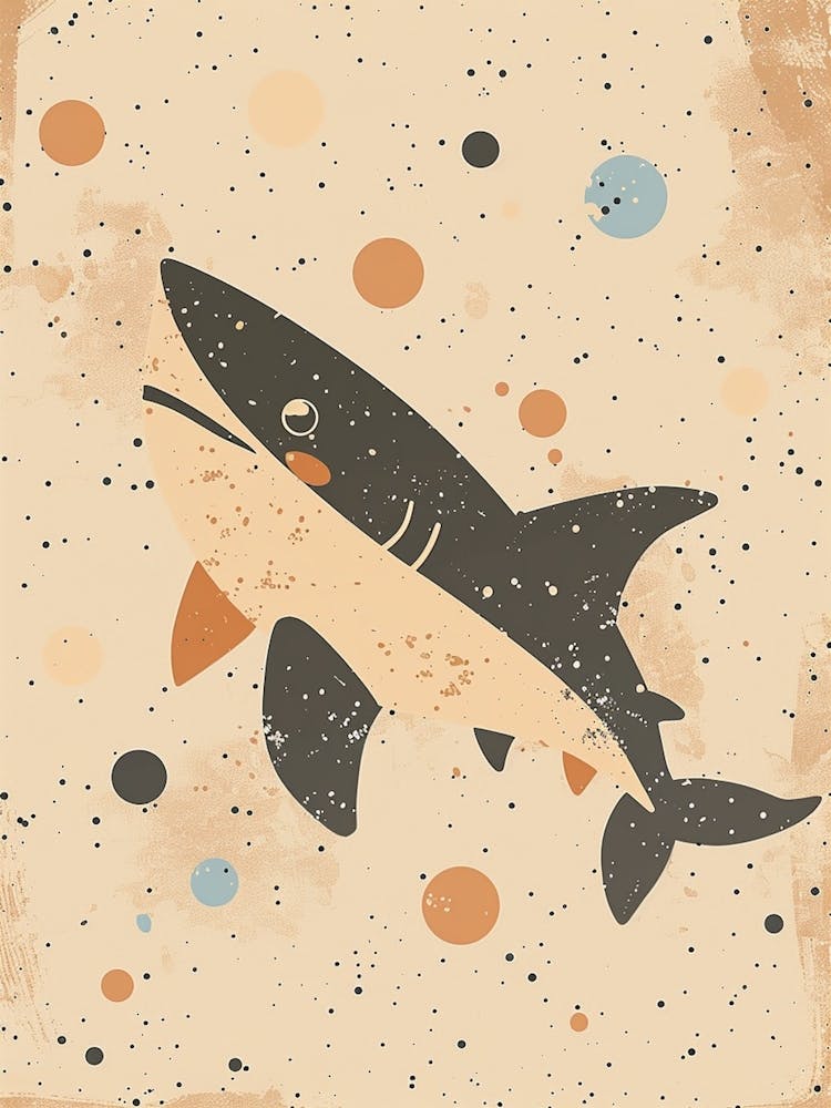 Shark & Spots Muted Pastel