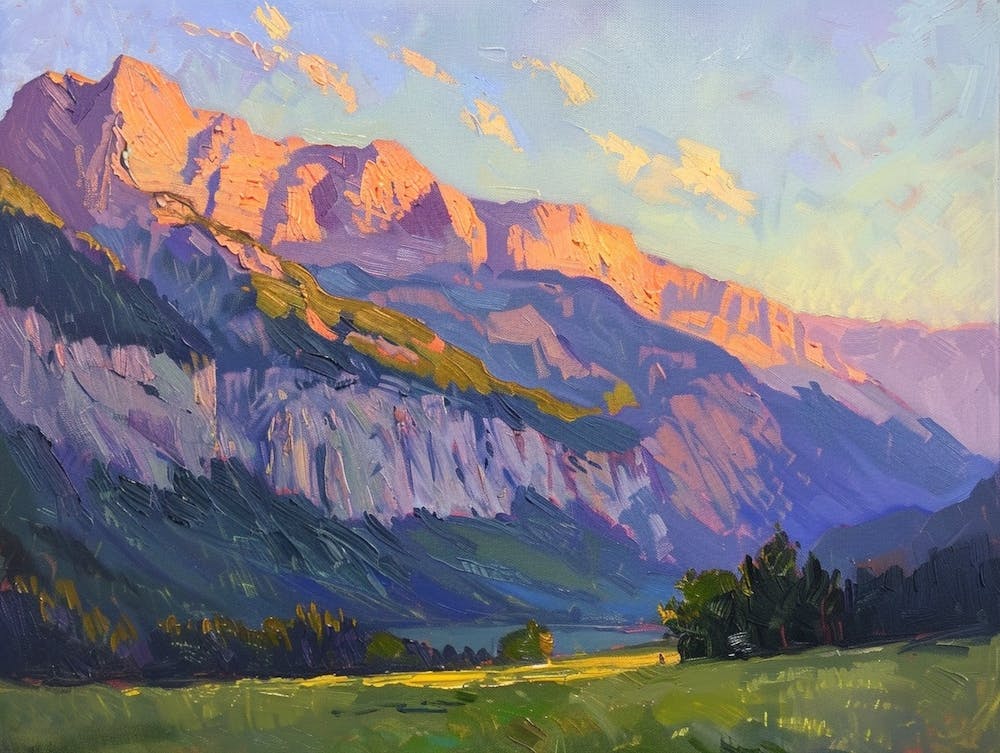 Western Sunset Landscapes Rocky Mountains 4