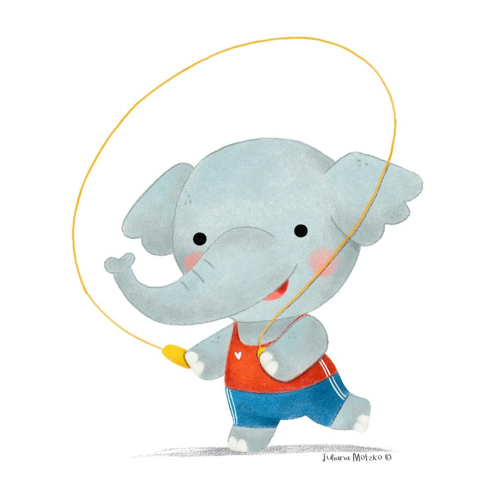 Elephant Jumping Rope