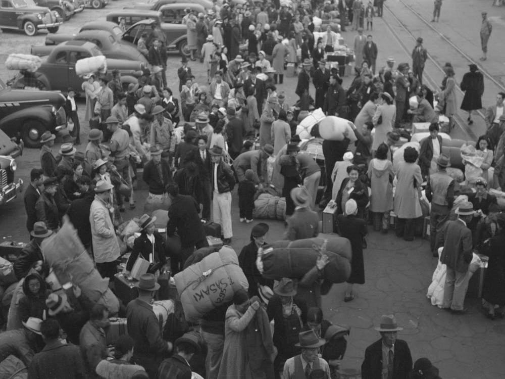 Los Angeles, California, The Evacuation Of The Japanese Americans From West Coast Areas Under U S Army War 3