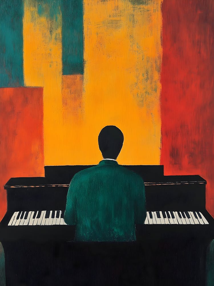 Man At The Piano 1