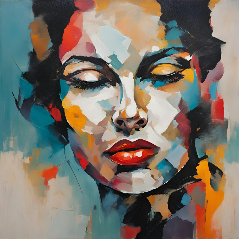 Colorful Abstract Woman