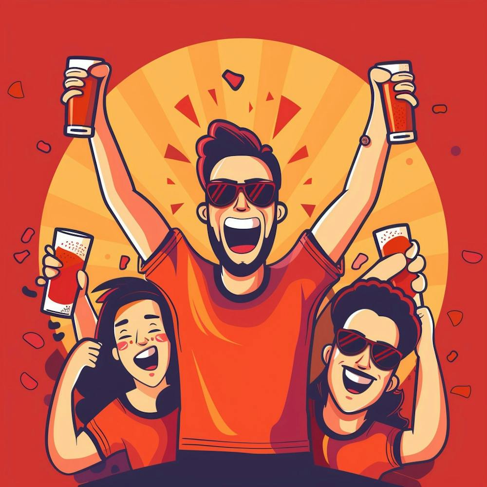 A Sports Fans Cheering Vector Design Illustratio 1718674689 3