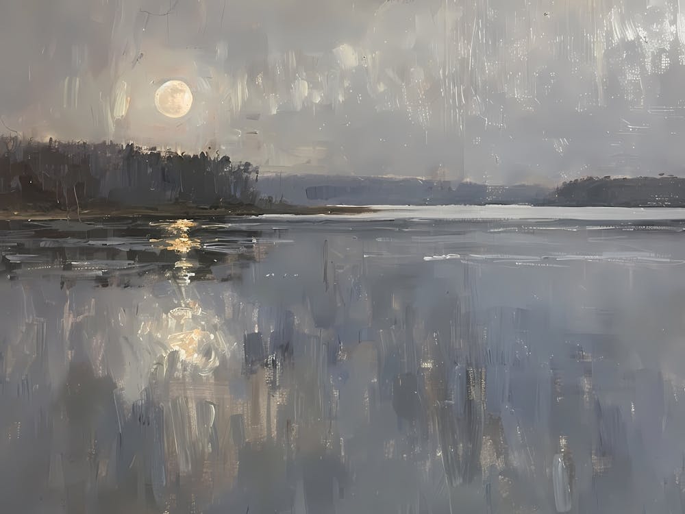 Sunset Over The Lake 3