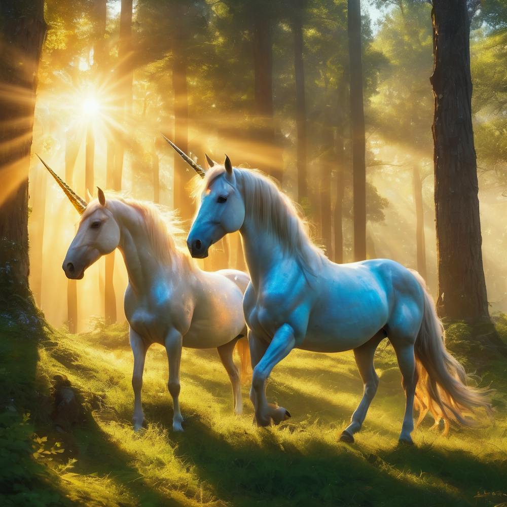 Unicorns In The Forest