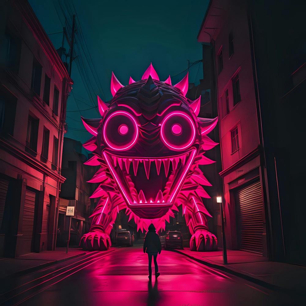 Big city life and the monsters in the light