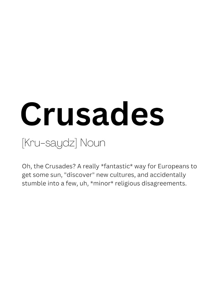 Crusades Definition Meaning