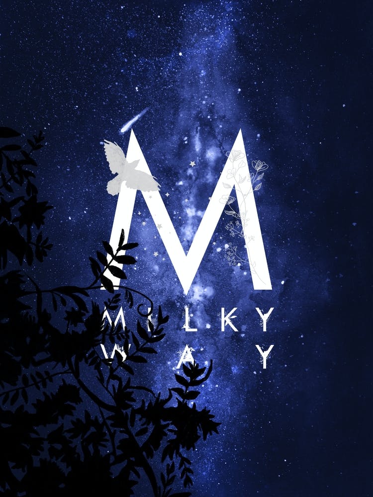 Milky Way - Starry Night and Moon #14
