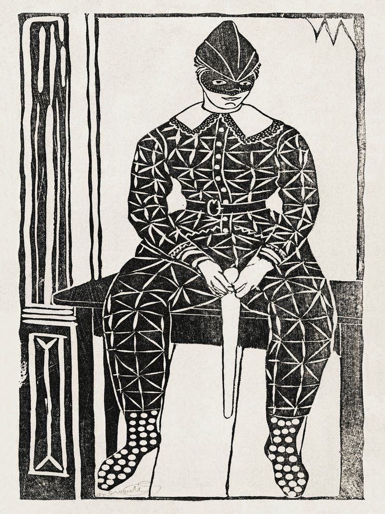Harlequin (c.1899), Samuel Jessurun 1