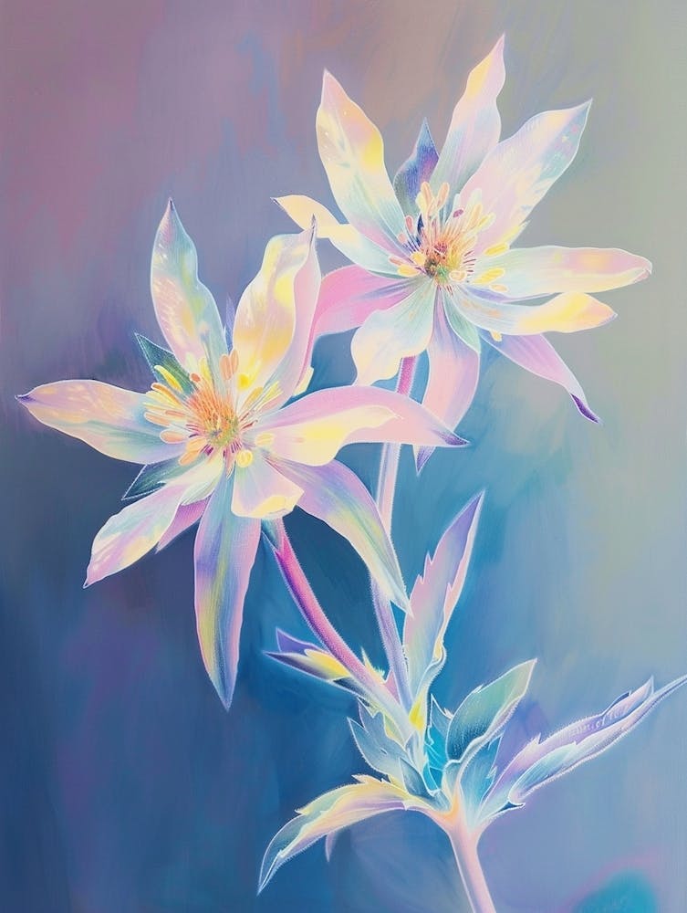 Iridescent Flower Edelweiss 1