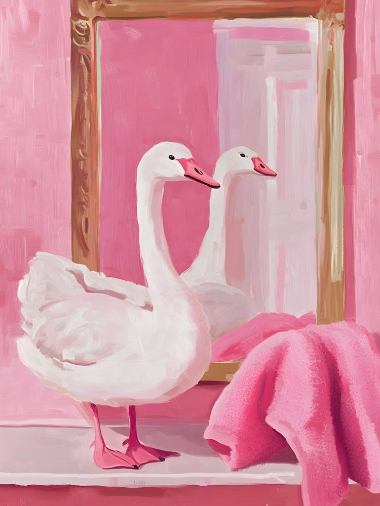 Swans In The Mirror