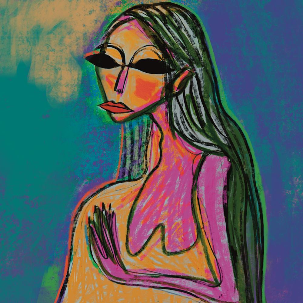 Woman With Long Hair