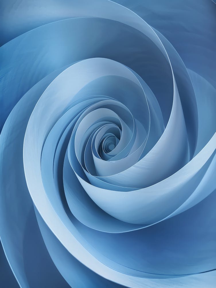 Blue Spiral