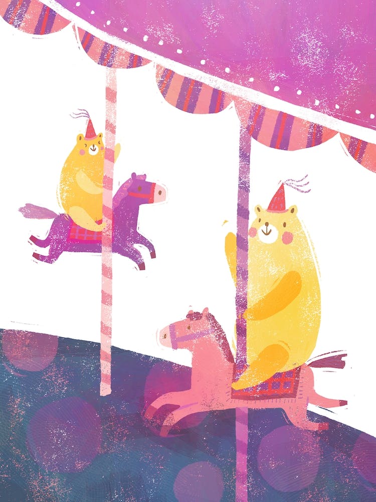 Bears On Carousel