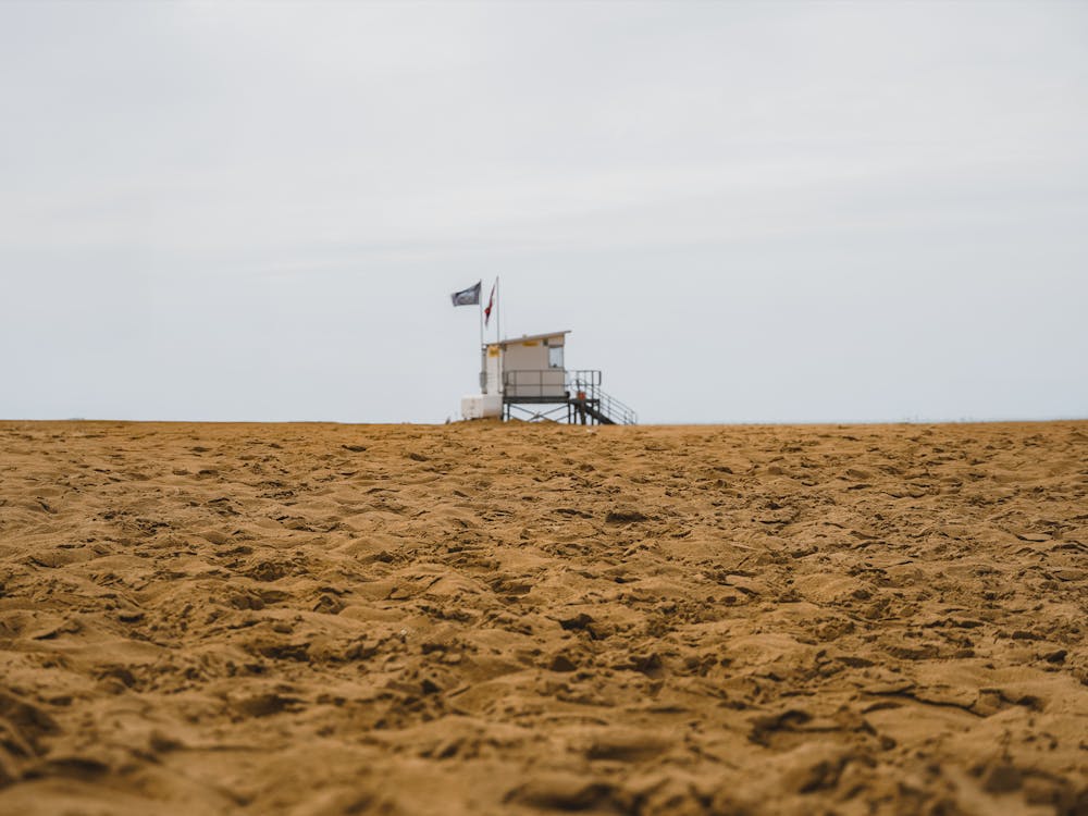 Lifeguard Tower On The Beach