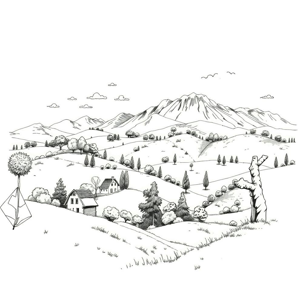 Landscape In The Countryside