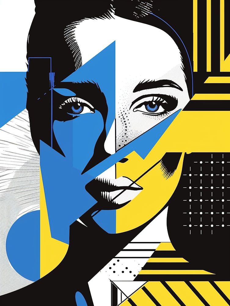 Abstract Portrait Of A Woman 5