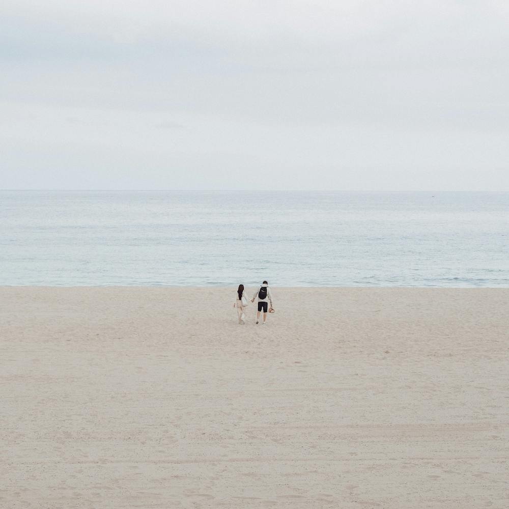Lovers Walk St. Sebastian, Spanien Quadratisch