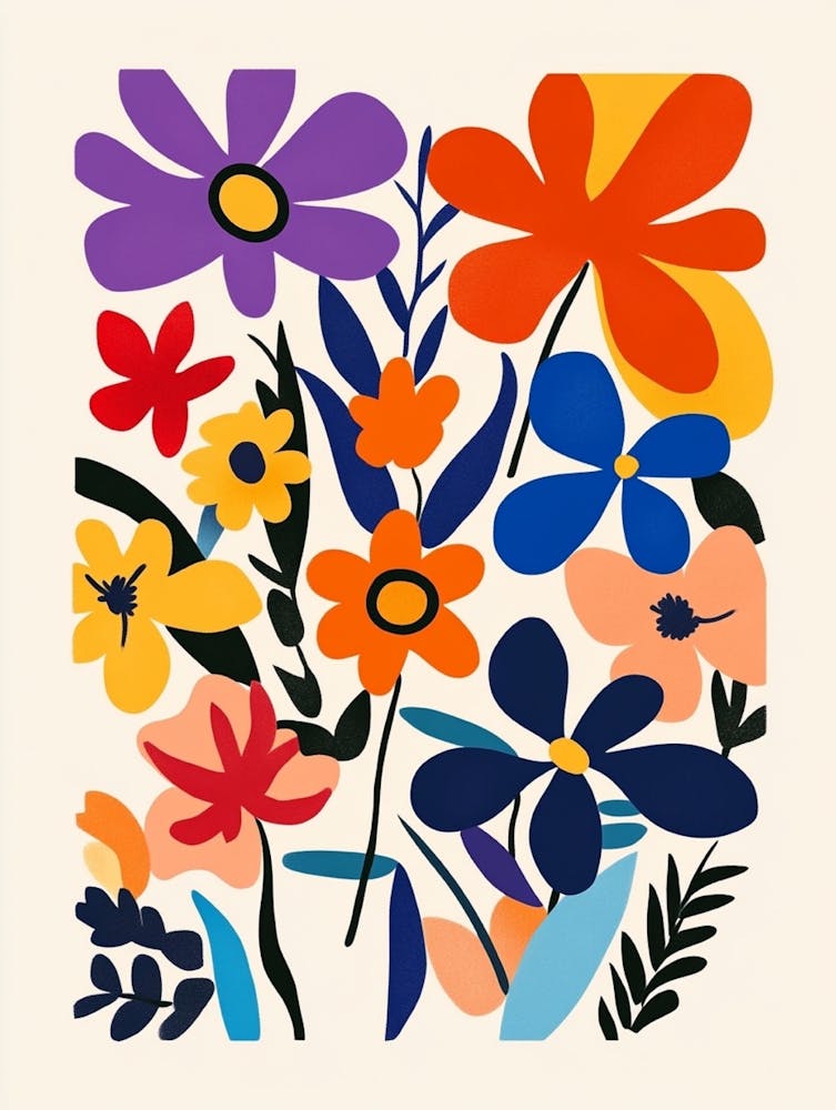 Abstract Floral Painting 6
