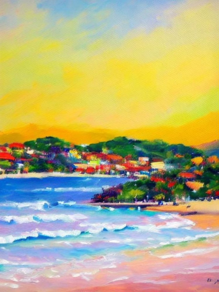 Oludeniz Beach 2, Turkey Bright Abstract