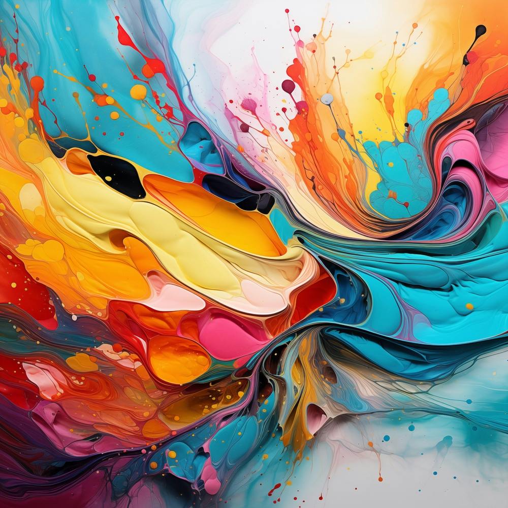 Œuvre d'Art Abstraite 1