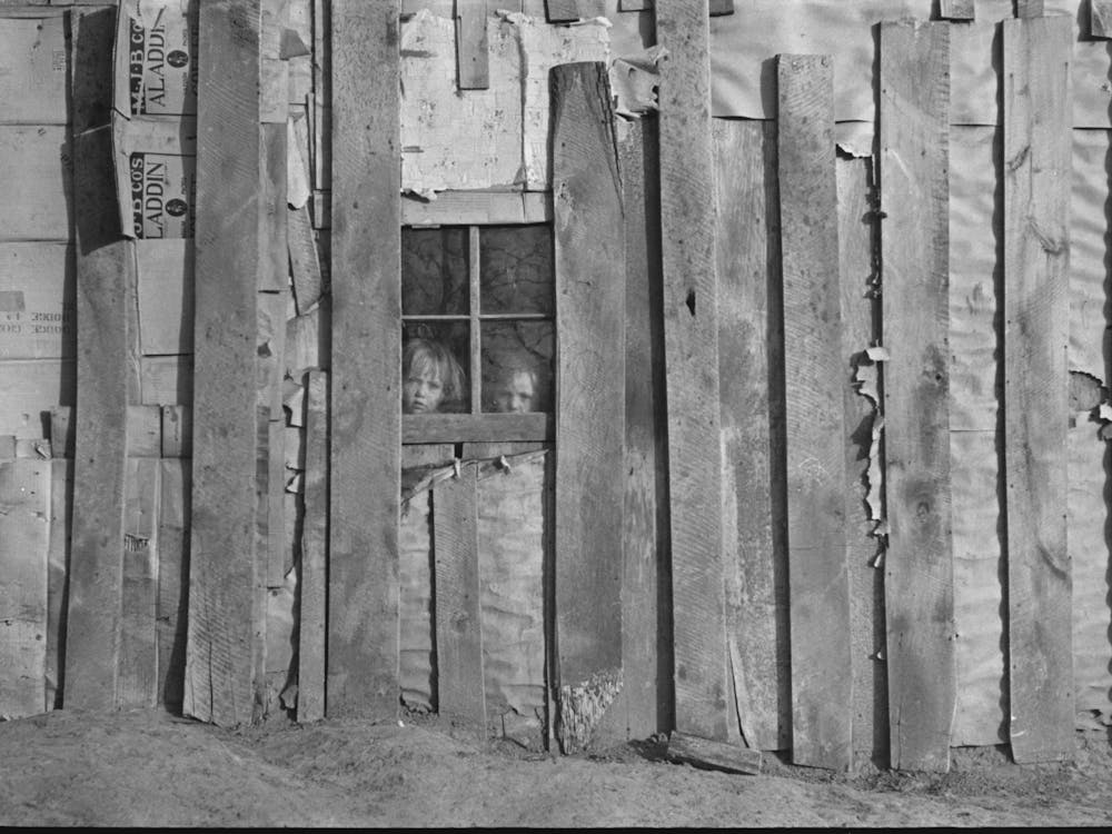 Detail Of Side Of House, Earl Pauley Farm Near Smithland, Iowa By Russell Lee