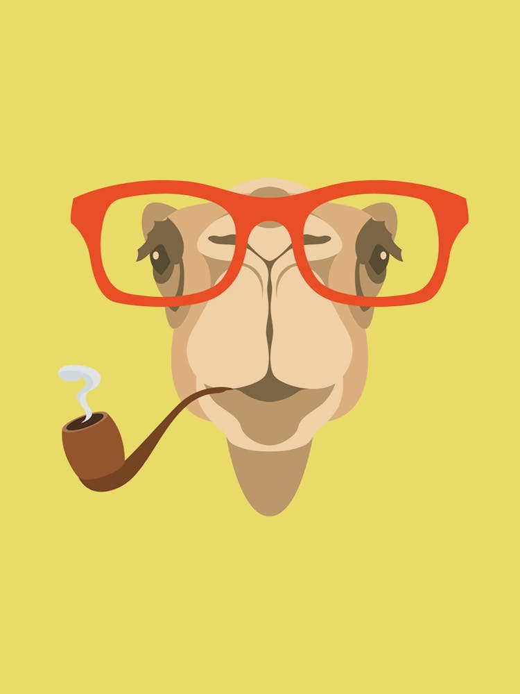 Camel With A Pipe