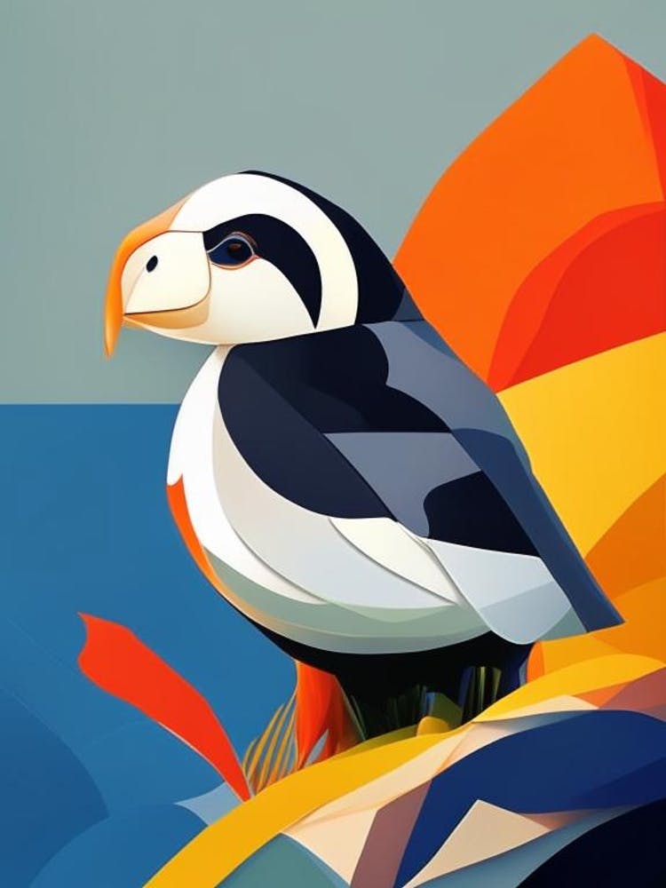 Puffin Pop Matisse Bird
