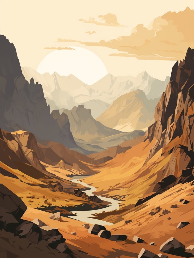 Lares Trek Peru 2 Hiking Trail Landscape