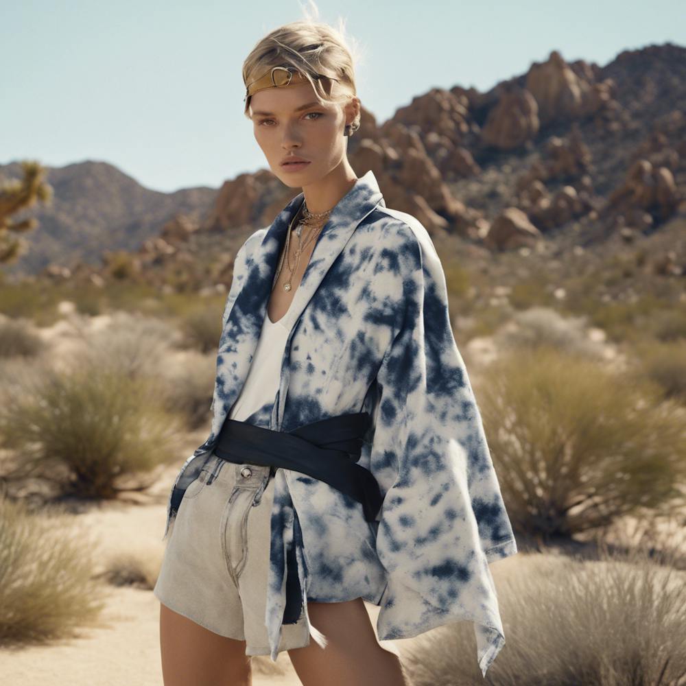 Tie Dye Kimono