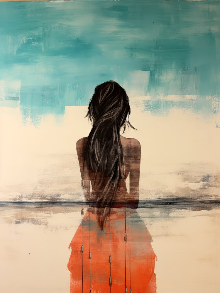 Ghost of Woman | Boho print