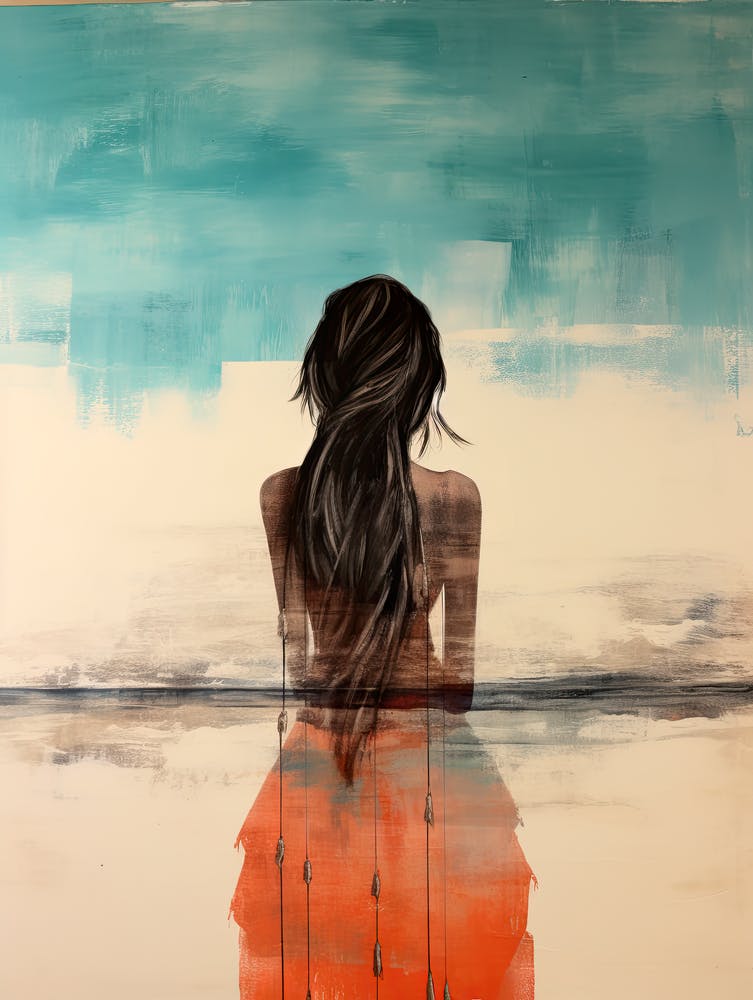 Ghost of Woman | Boho print