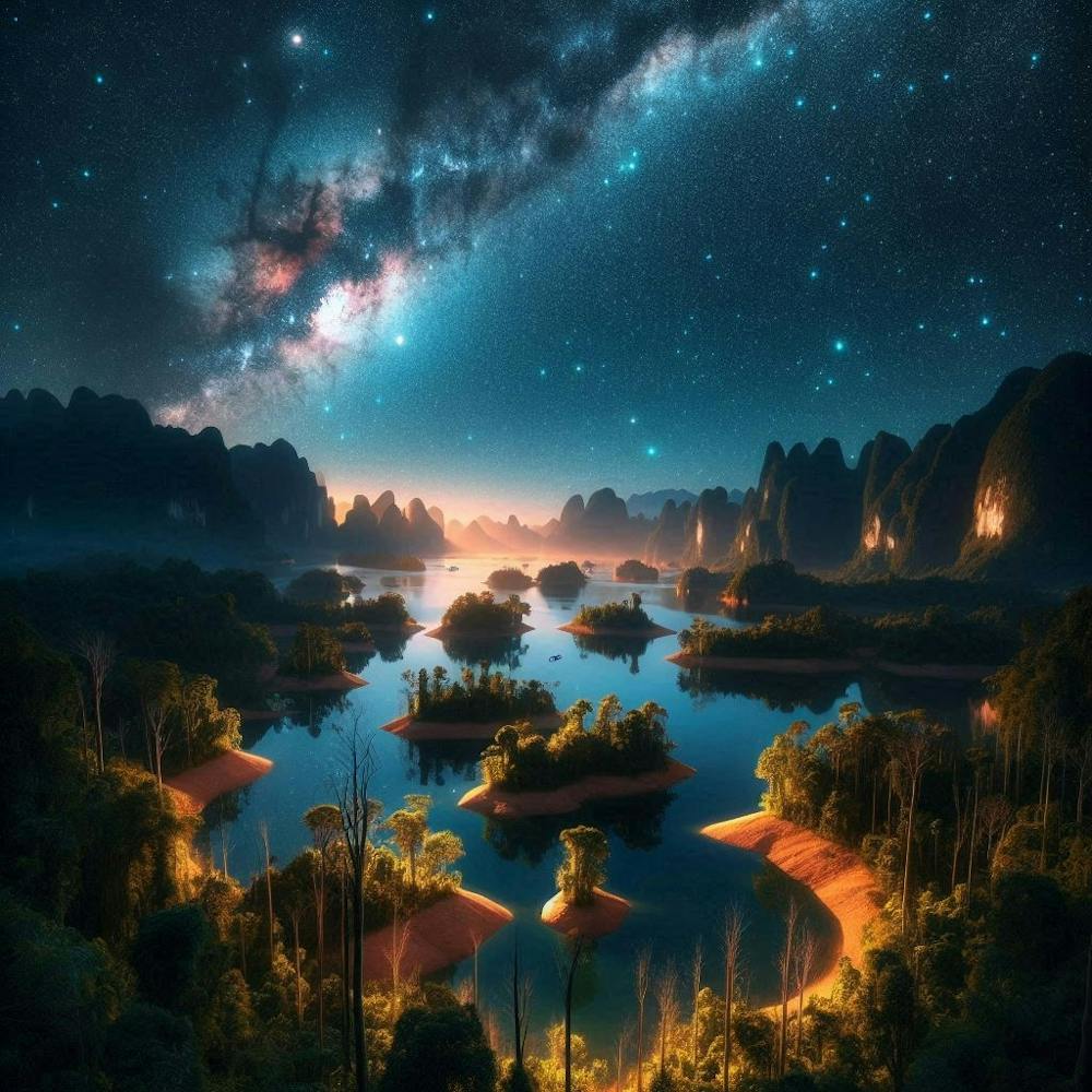 Milky Landscape