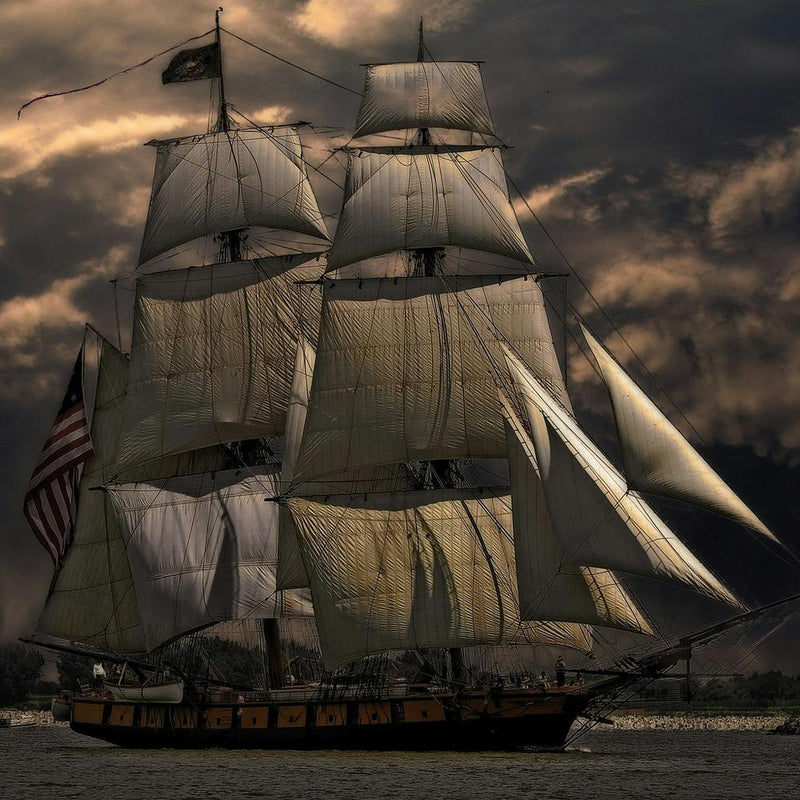 Pirate Ship Sailing