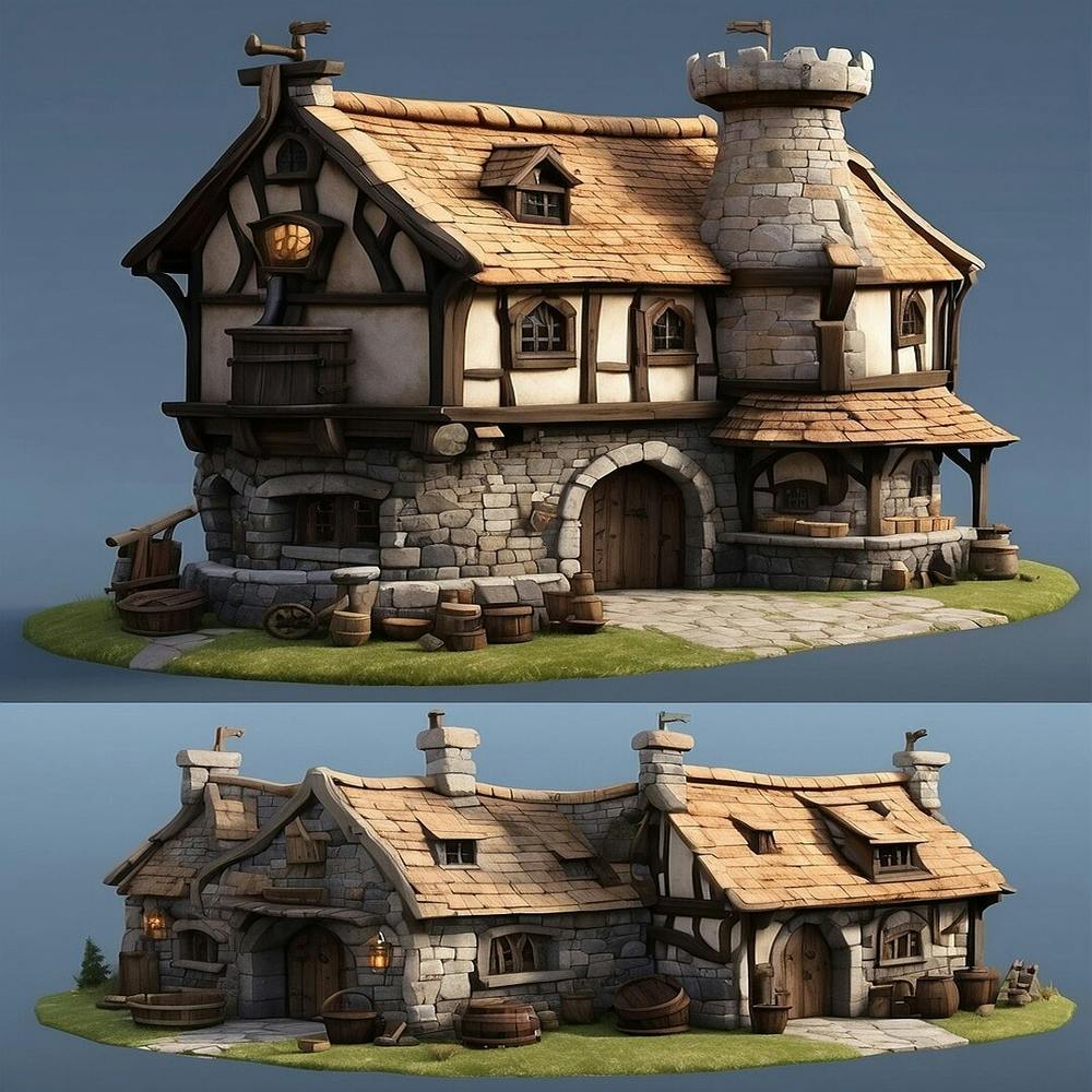 Leonardo Diffusion Xl Create A Medieval Castle Sorrounded With 0 (1)