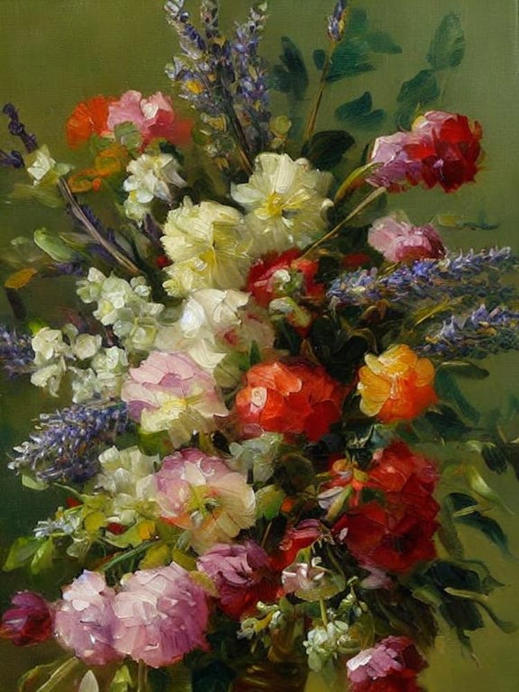 Lavender Painting 2 Flower